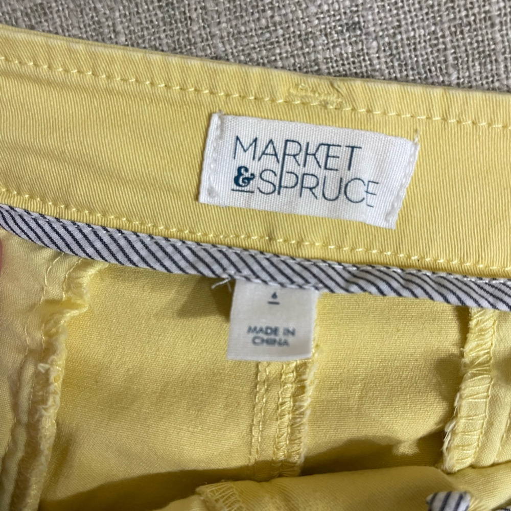 Market & Spruce Madison Mid Rise Chino Short - Stitch Fix - Size 6 EUC - Picture 3 of 6